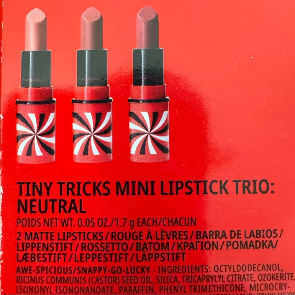 MAC Tiny Tricks Mini Lipstick Trio: Neutral